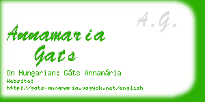 annamaria gats business card